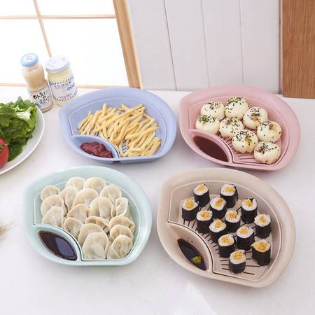 廚房里的精致巧思 小麥餃子盤，韓國創意家居新寵